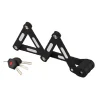 Antivol pliable - à clé réversible - pour cycles - noir - Zebra FTH THIRARD