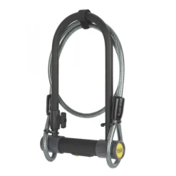 Antivol U de sécurité - YUL2 - avec ou sans cable - pour vélo - 4 clés YALE