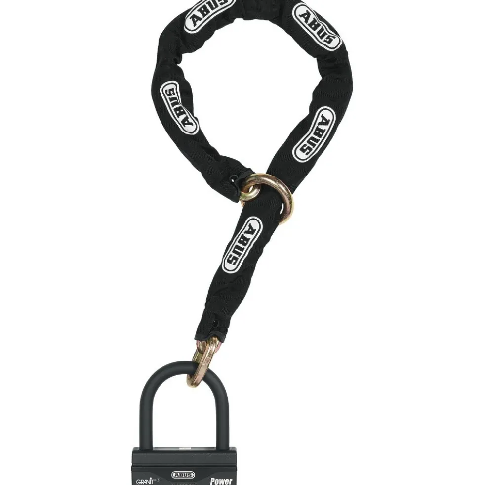 Antivol U 140 mm pour moto + Chaine blackloop 12 mm ABUS