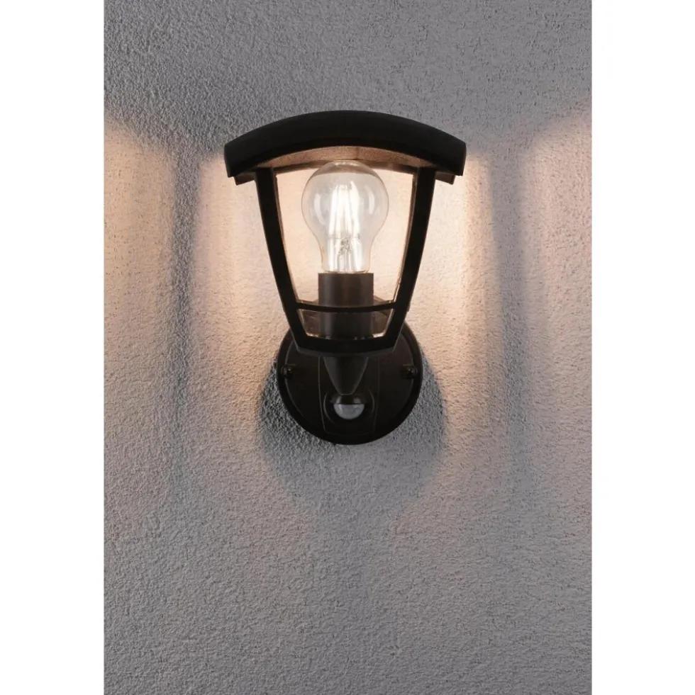 Applique extérieure Classic Curved à équiper E27 - noir PAULMANN