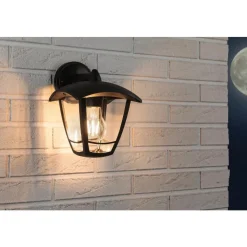 Applique extérieure Classic Curved à équiper E27 - noir PAULMANN