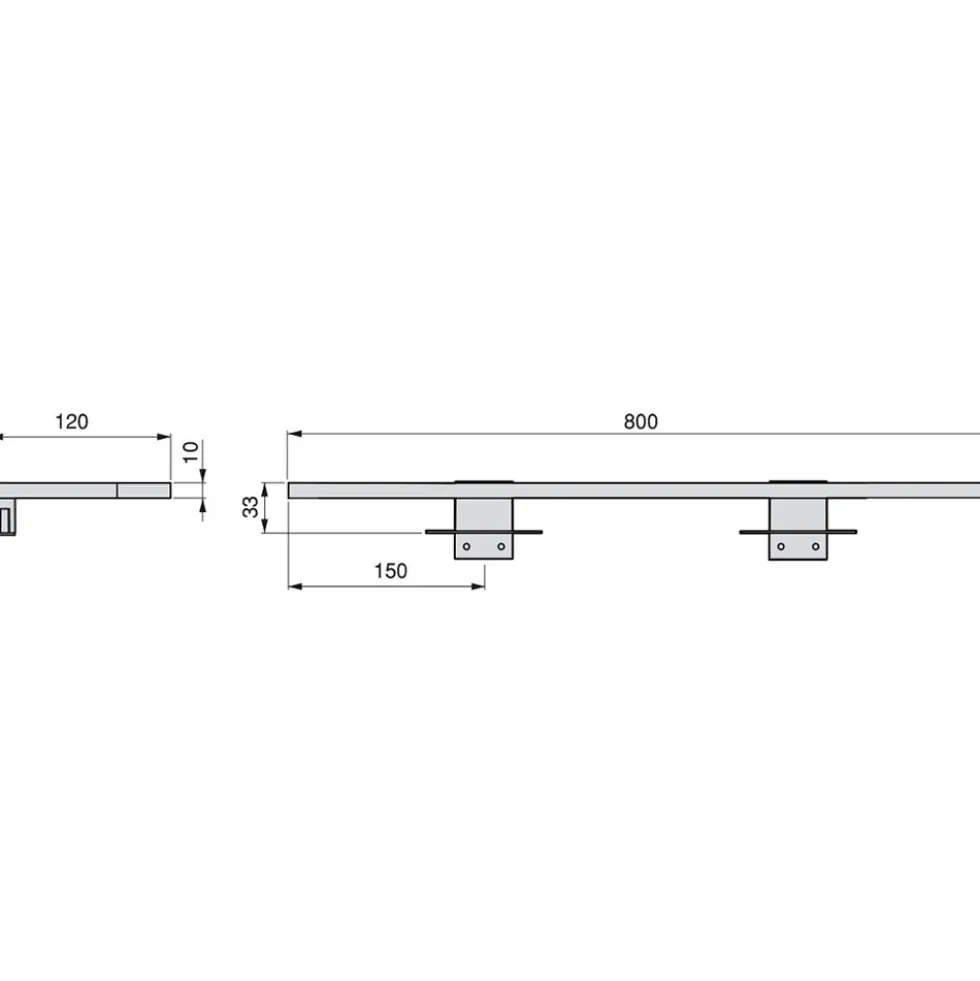 Applique LED - éclairage de meubles de salle de bain - Aquarius EMUCA