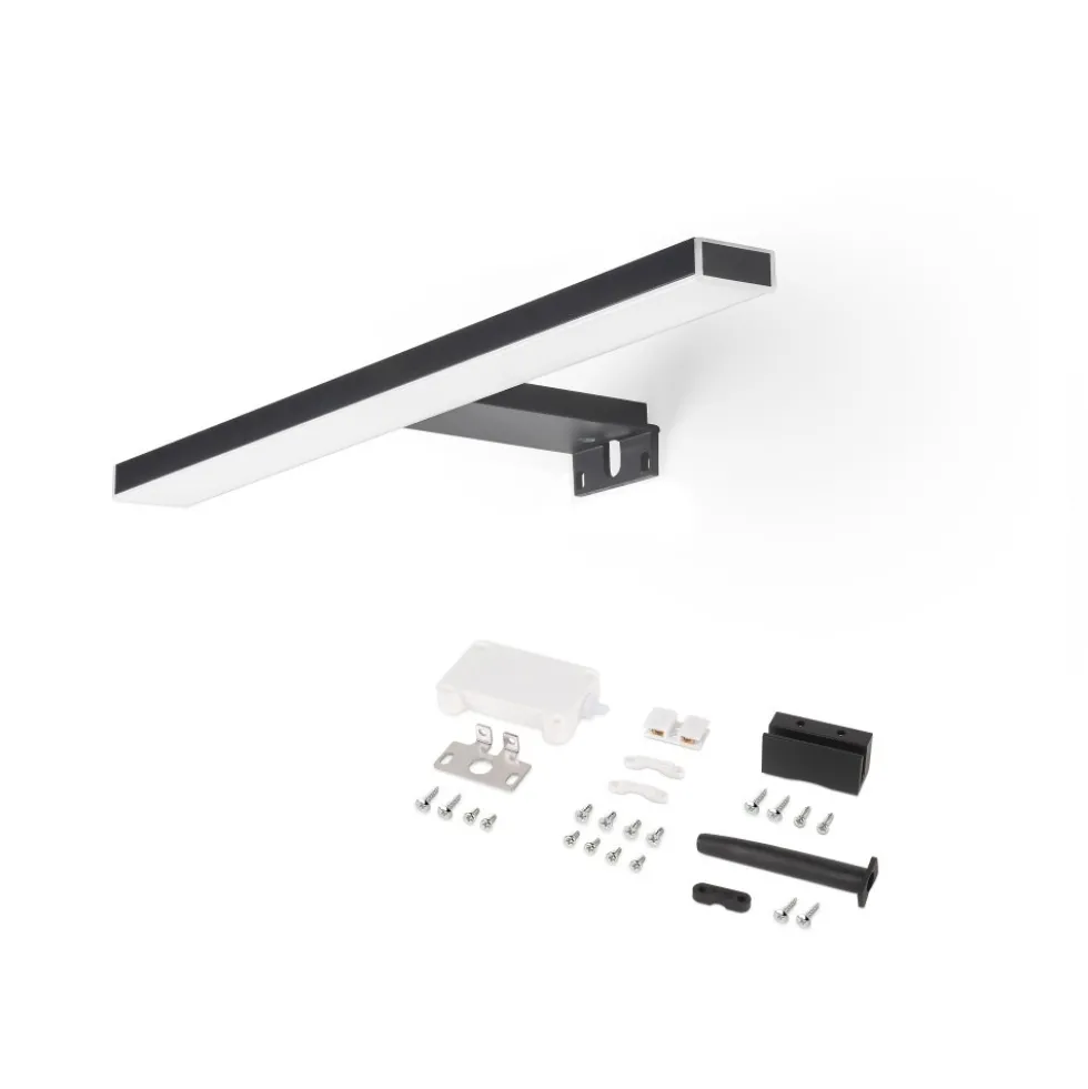 Applique LED 280 mm - pose en applique ou sur miroir - Leo EMUCA