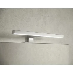 Applique murale LED - longueur 31 cm - chromé - Aube JACOB DELAFON