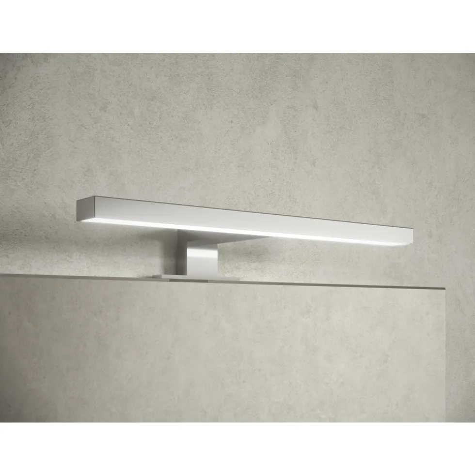 Applique murale LED - longueur 31 cm - chromé - Aube JACOB DELAFON