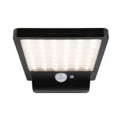 Applique solaire LED Solveig à détection de mouvements -noir PAULMANN