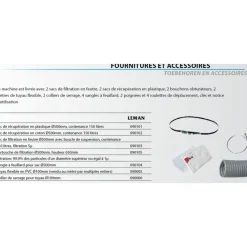 Aspirateur d'atelier 300 L monophasé ASP302 LEMAN