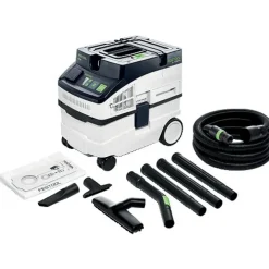 Aspirateur eau et poussières Cleantec CT15 E Set - Classe L - Cuve 15L FESTOOL