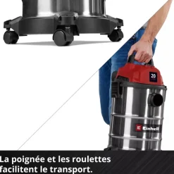 Aspirateur eau et poussières - 20L - puissance 900W - TC-VC 2045 S EINHELL