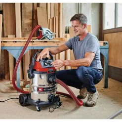 Aspirateur eau et poussières - 25L - 1300W - classe L - TE-VC 2580 SACL EINHELL