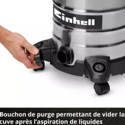 Aspirateur eau et poussières - 30L - puissance 950W - TC-VC 3055 S EINHELL