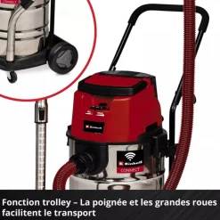Aspirateur eau et poussières sans fil TP-VC 36/30 S Auto-Solo EINHELL PROFESSIONAL