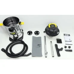 Aspirateur eau et poussières 1300W - 30L - prise asservie - NET-UP25ID FARTOOLS