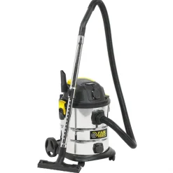 Aspirateur eau et poussières 1300W - 30L - prise asservie - NET-UP25ID FARTOOLS