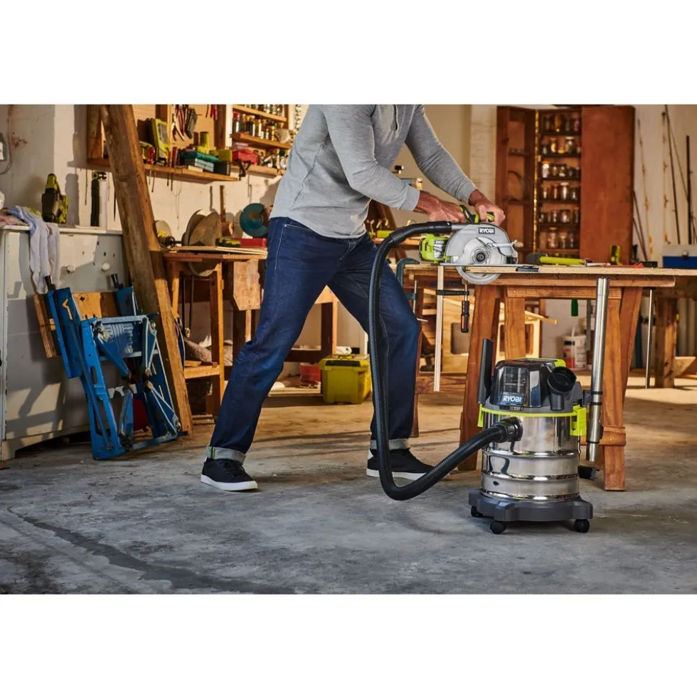 Aspirateur eau et poussière 18V ONE+™ - cuve 18L - Solo - R18WDV-0 RYOBI