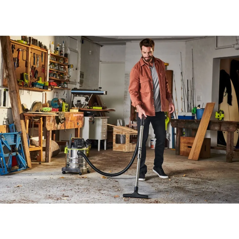 Aspirateur eau et poussière 18V ONE+™ - cuve 18L - Solo - R18WDV-0 RYOBI