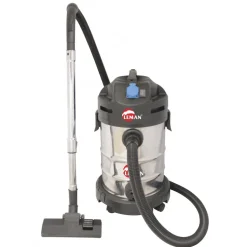 Aspirateur souffleur inox 1400W 30L - eau et poussière + prise - LOASP301 LEMAN