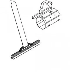 Attaches de lames pour volet roulant à sangle pour lame d'épaisseur 8 mm Interges