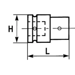 Augmentateur à chocs IMPACT de 1/2'' à 3/4'' NS-232 SAM OUTILLAGE
