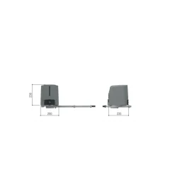 Automatisme pour portail battant - bras articulé - 24 Volts - FAST 70 CAME