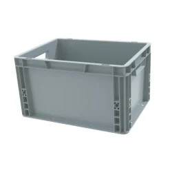 Bac de manutention gerbable - charge maxi 15Kg fond lisse - 300x400x120 VISO