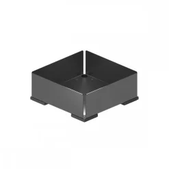 Bac de rangement d'accessoires pour dressing CHIC - anthracite MENAGE CONFORT