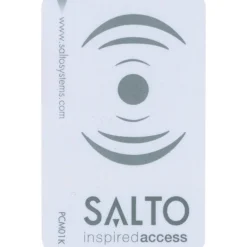 Badge en PVC NXP Mifare Desfire 2K EV3 - blanc - encodé Salto SALTO