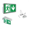 BAES One Universel Evacuation IP44 + porte drapeau standard + kit d'encastrement BLOC.TECH