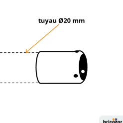 Bague seule pour raccord PER à sertir BRICOZOR