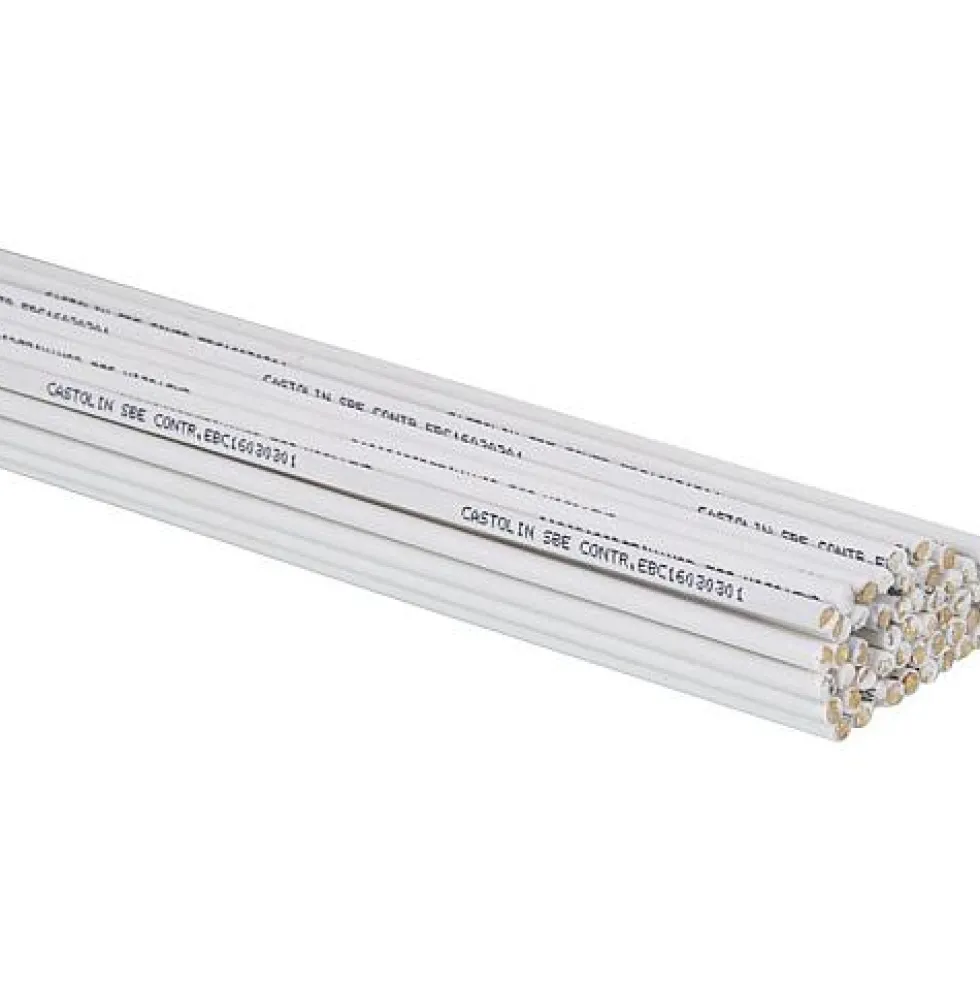 Baguette métal d'apport enrobé SBE (BROX) pour soudure - 1 mètre CASTOLIN