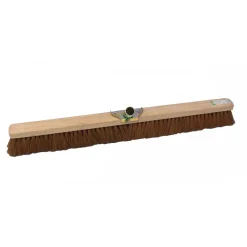 Balai coco d'atelier monture bois - douille métallique diamètre 28 mm BRICOZOR