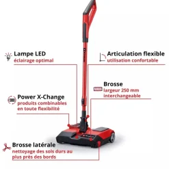 Balai sans fil TE-FS 18 Li-Solo - brosse 25 cm - Power X-Change EINHELL