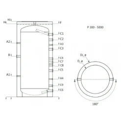 Ballon tampon 300 Litres - BT300 SUNNY