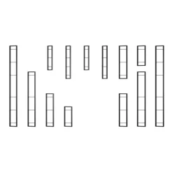 Barre avec crochets pour étagères YouK KESSEBÖHMER