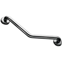 Barre d'appui - coudée 135° - Inox chromé - diamètre 32mm AKW INTERNATIONAL