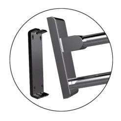 Barre d'appui PMR 600 mm - relevable et amovible - Inox Care Vario NORMBAU