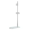 Barre de douche-Entraxe réglable-Tablette verre trempé- Infinity Glass DISFLEX