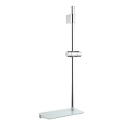 Barre de douche-Entraxe réglable-Tablette verre trempé- Infinity Glass DISFLEX