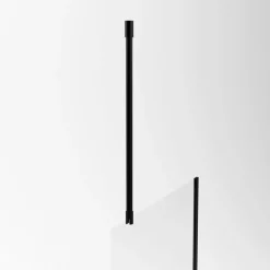 Barre de fixation au plafond pour paroi de douche Parma 2 - 60 cm recoupable AURLANE