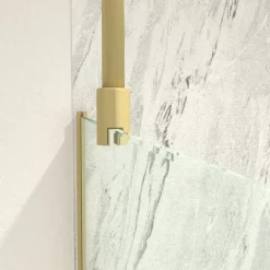 Barre de fixation au plafond pour paroi de douche Parma 2 - 60 cm recoupable AURLANE