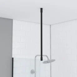 Barre de fixation au plafond pour paroi de douche Parma 2 - 60 cm recoupable AURLANE