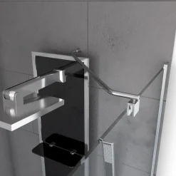 Barre de fixation murale d'angle pour paroi de douche Parma 2 AURLANE