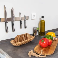 Barre magnétique adhésive pour couteaux de cuisine - acier inoxydable EMUCA