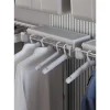 Barre porte-vêtements murale avec coffre de rangement AMBOS