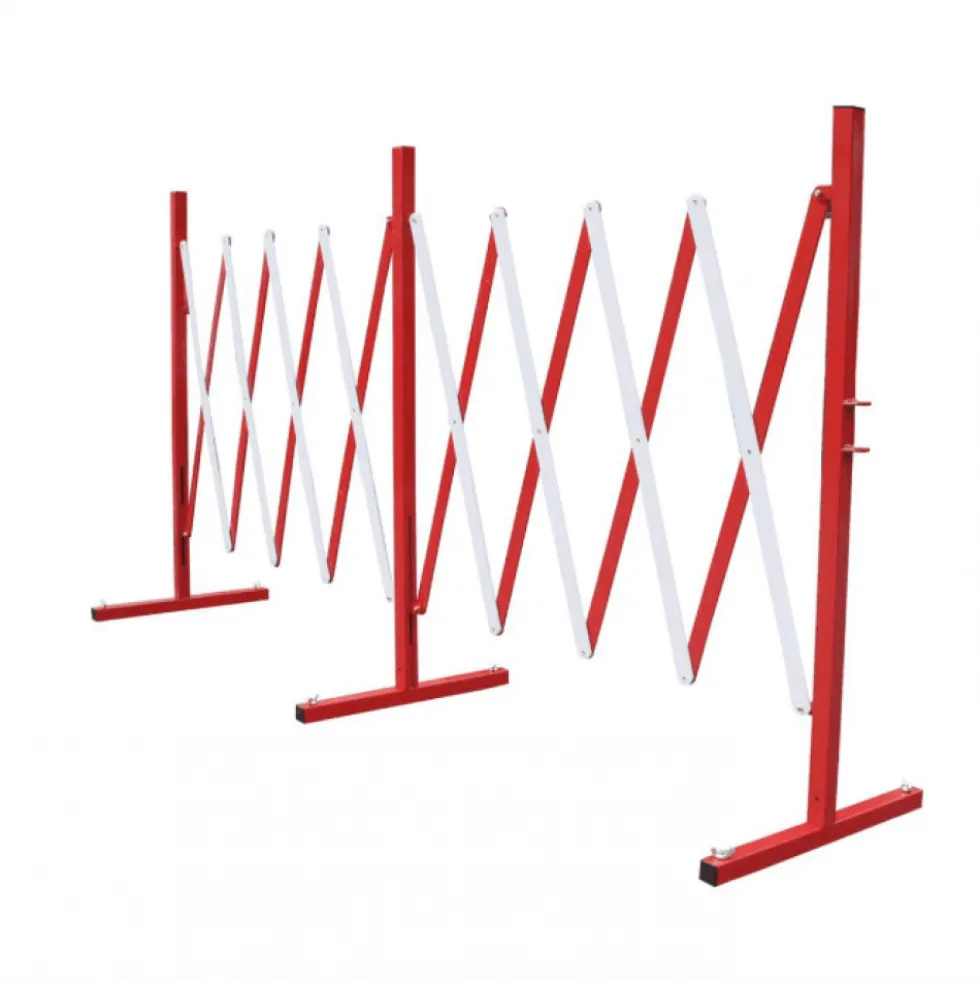 Barrière extensible de chantier double en acier - 4 mètres VISO