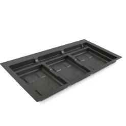 Base pour poubelle de tri sélectif - gris anthracite EMUCA
