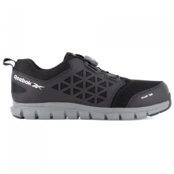 Baskets de sécurité avec laçage BOA EXCEL LIGHT S1P SRC ESD – gris et noir Reebok