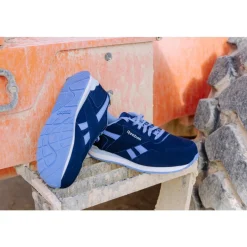 Baskets de sécurité en daim ROYAL GLIDE SAFETY S1PS SRC HRO ESD - bleu Reebok