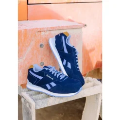 Baskets de sécurité en daim ROYAL GLIDE SAFETY S1PS SRC HRO ESD - bleu Reebok