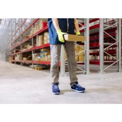 Baskets de sécurité en daim ROYAL GLIDE SAFETY S1PS SRC HRO ESD - bleu Reebok